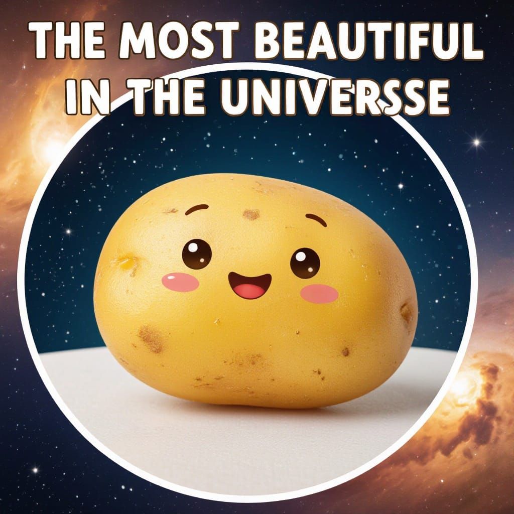 Ethereal Spud in Cosmic Splendor