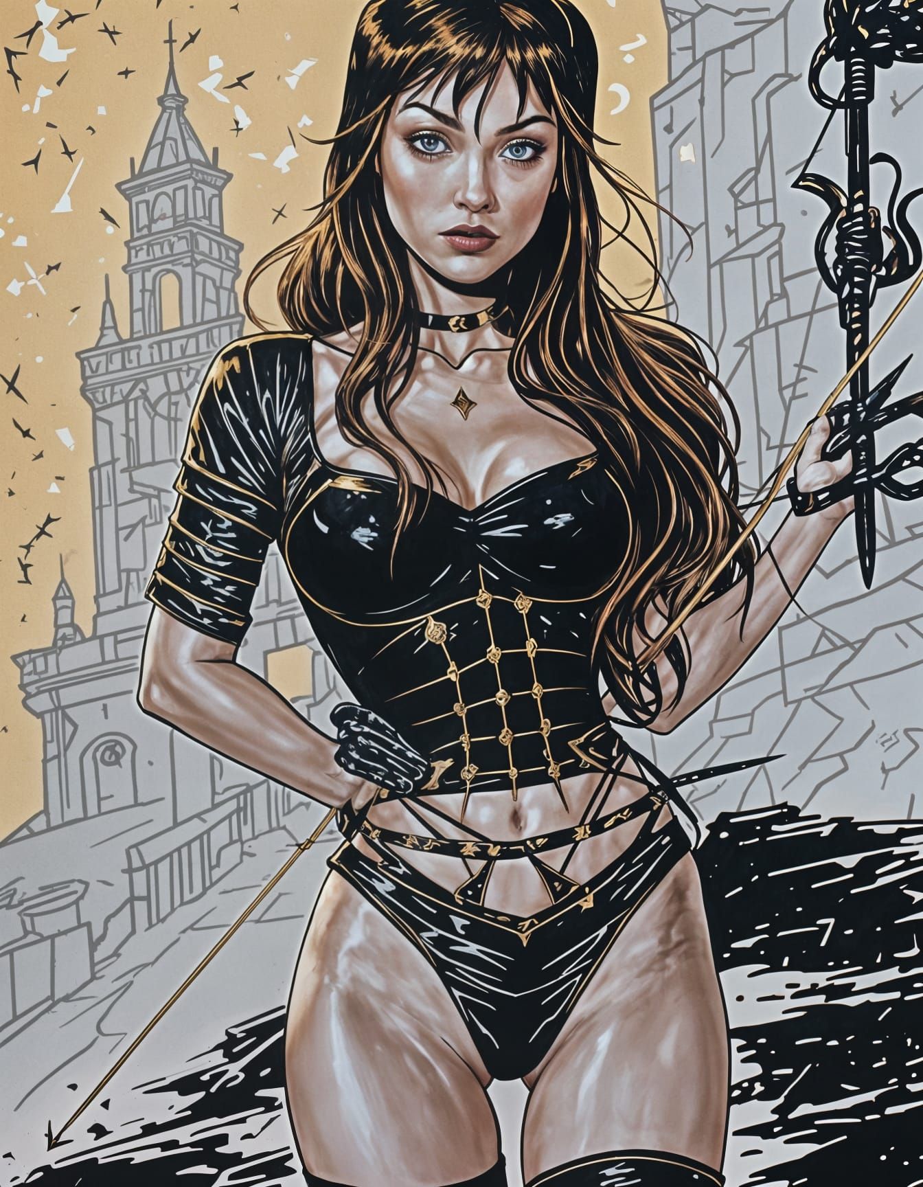 Dark Fairy Archer in Bleak Wasteland