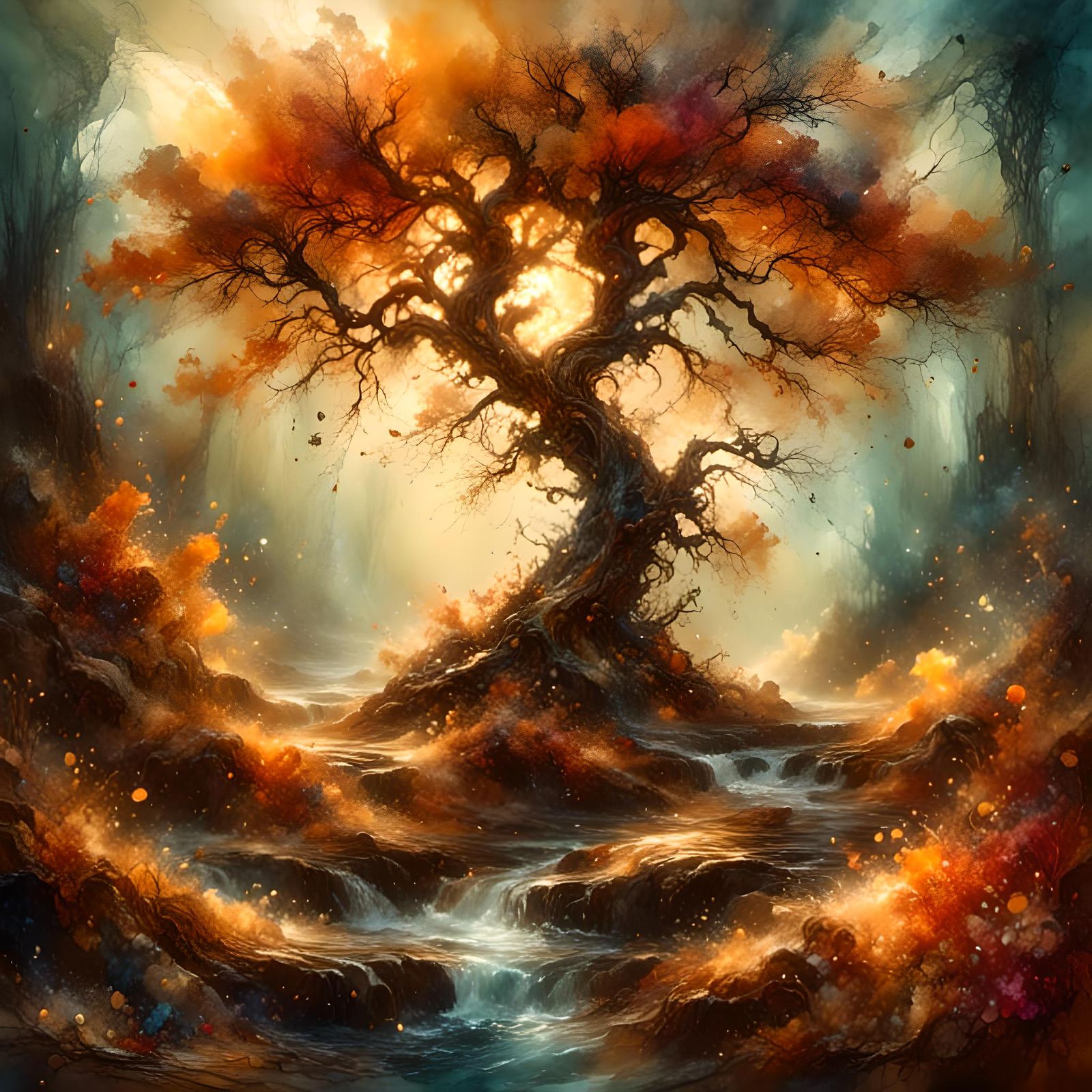 Stream of the Fall Tree