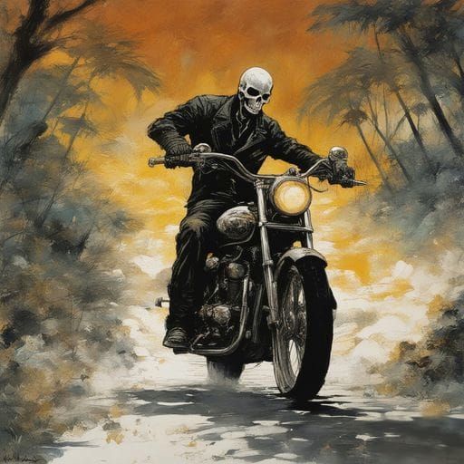 Ghost Rider AI Image: Spirit of Vengeance