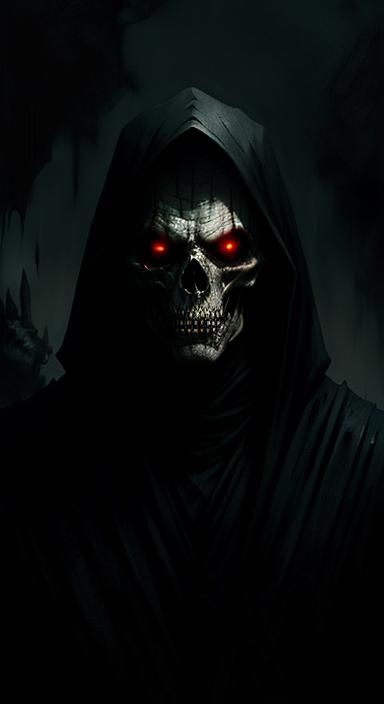 Sinister Lurker in Dark Horror Style