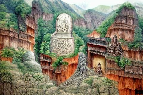 Peaceful Buddhist Image