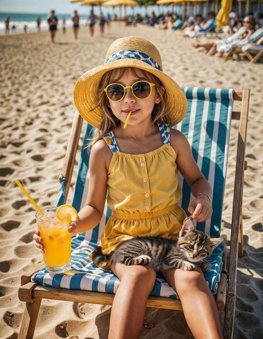 Enjoying those summer days on the beach