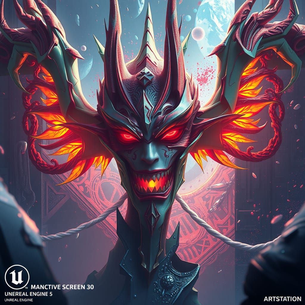 Fantastical Matte Painting with Intricate Details