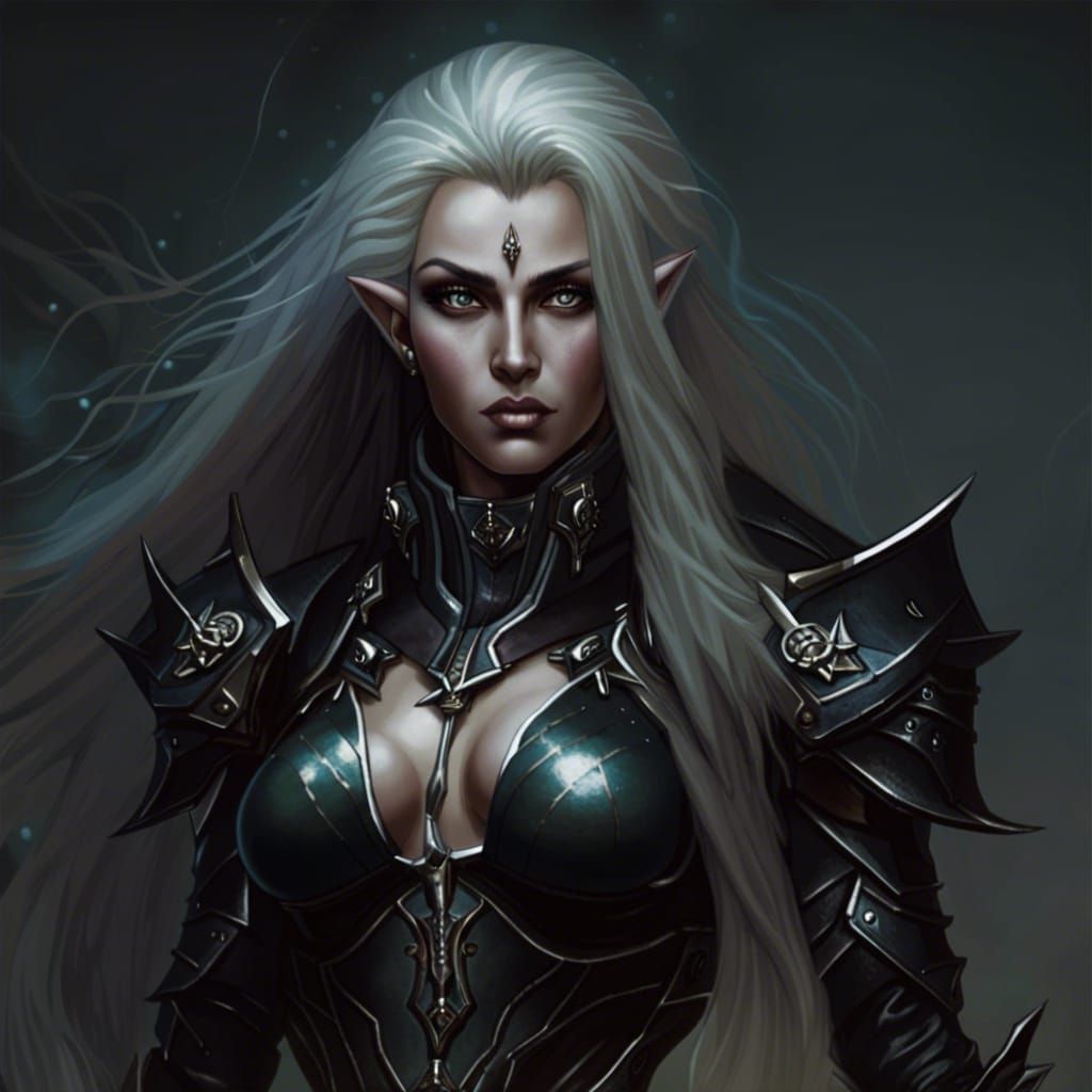 Dark Eldar Female Warrior with Daggers
