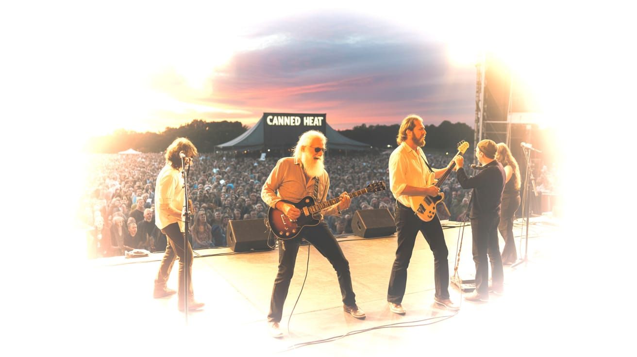 Canned Heat Live at Woodstock: Iconic Stage Photo