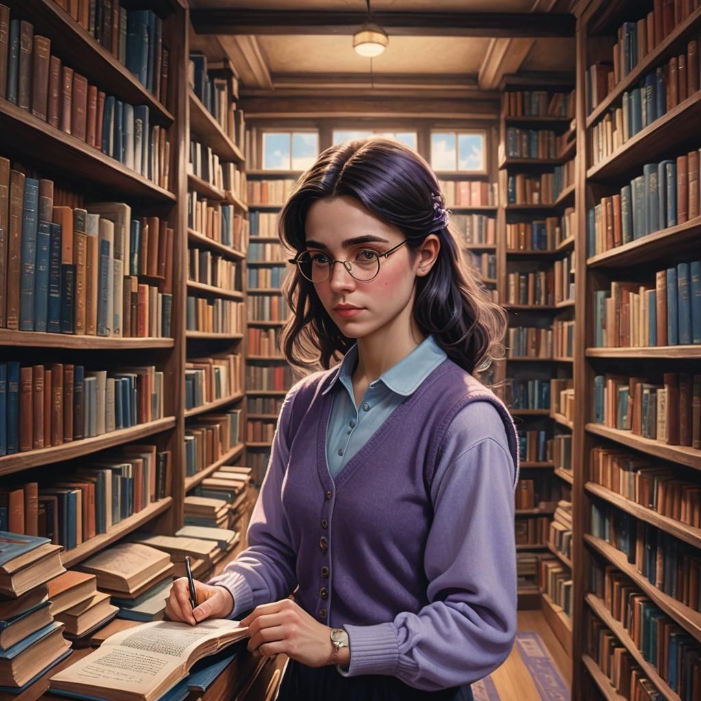Bookstore Fantasy Concept Art in Unreal Engine 5