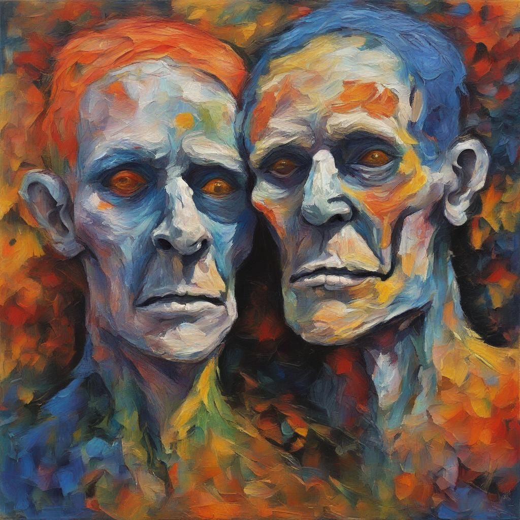 background colorfull,
poorly drawn couplehead , out of frame, extra limbs, disfigured, deformed, body out of frame, blur...