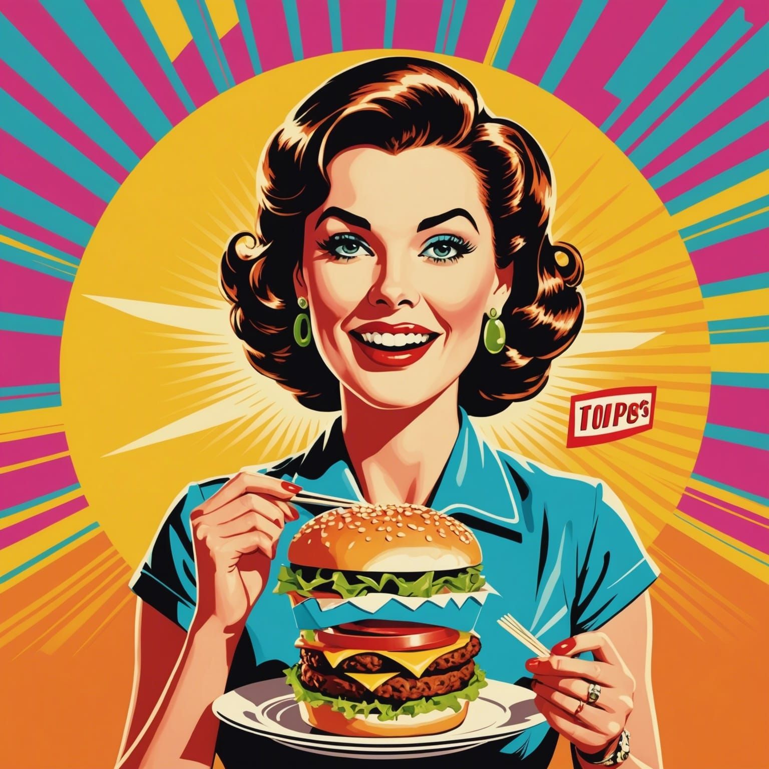 In the Spirit of Popart - Bon Appetit