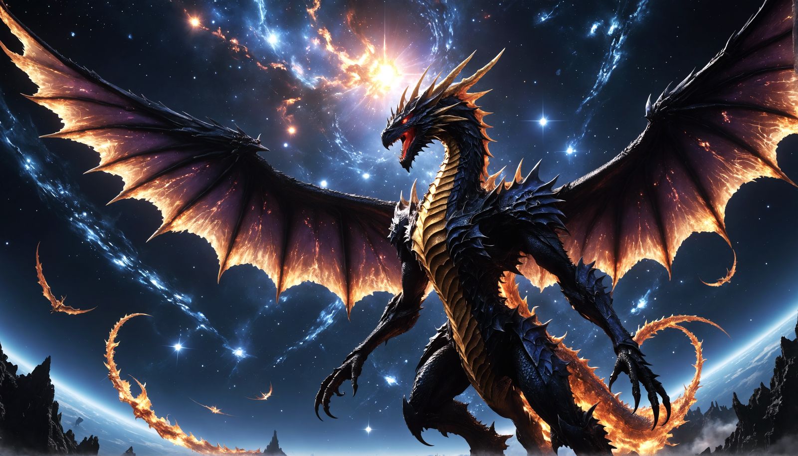 Space Bahamut from Final Fantasy