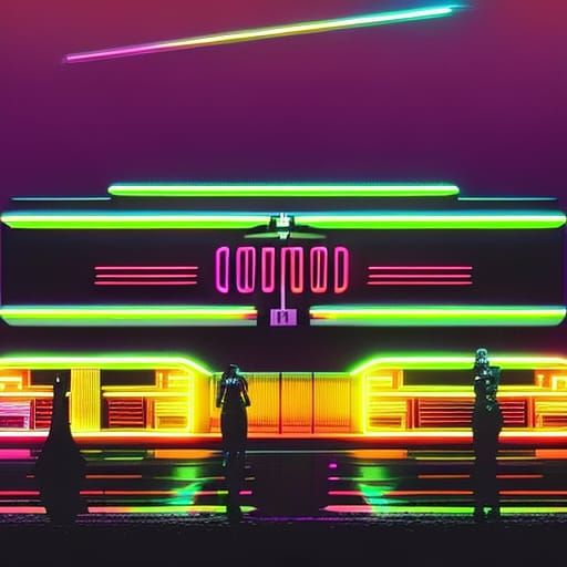 Abstract Synthwave: The Sound of Silence