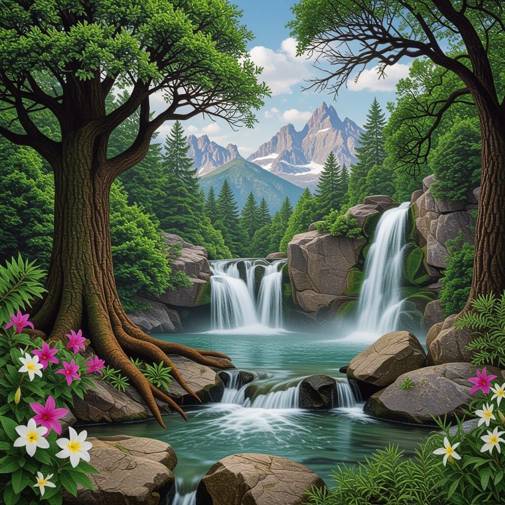 Fantasy Waterfall