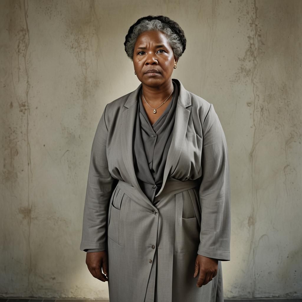 Hopeful Portrait of Woman in Therapy Session