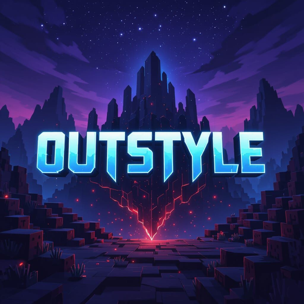 Mystical Lifesteal Minecraft Server Logo with Outstyle