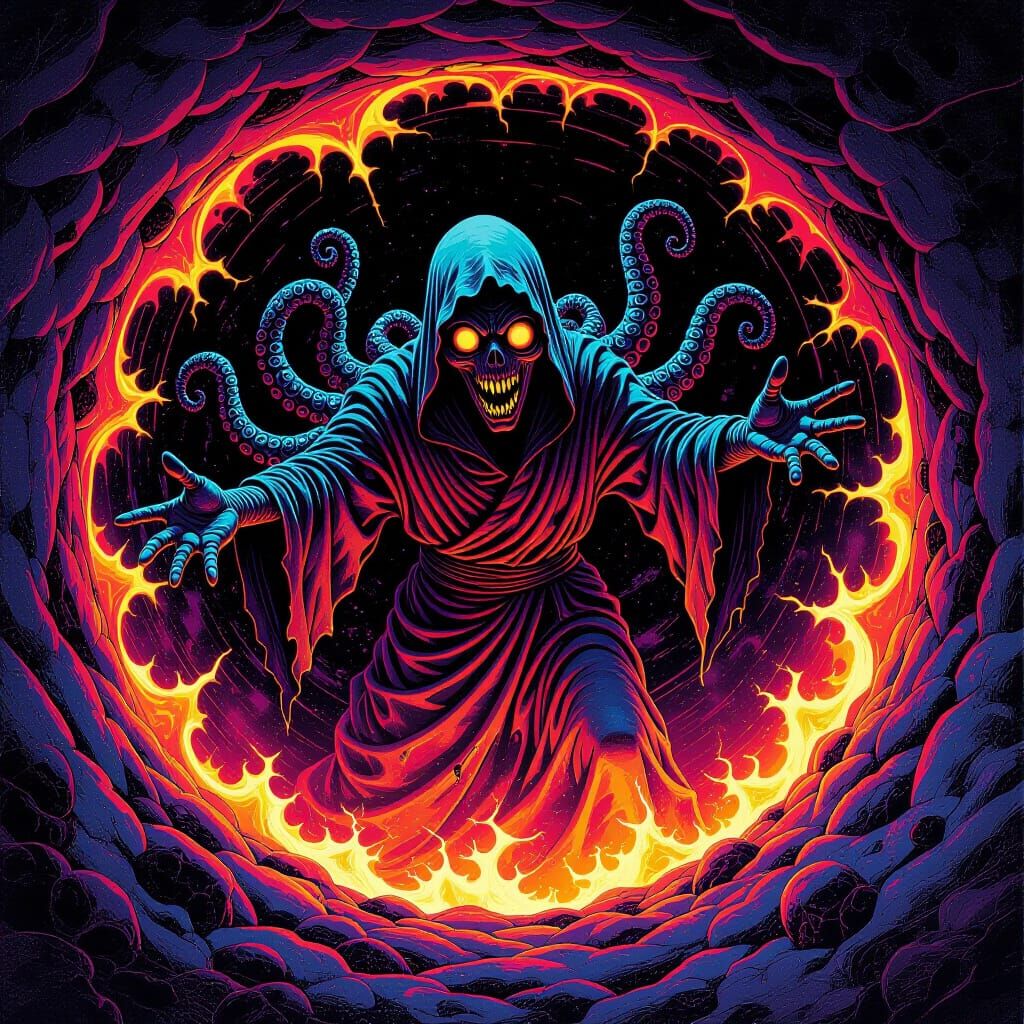 Eldritch Horror Emerges from Black Hole