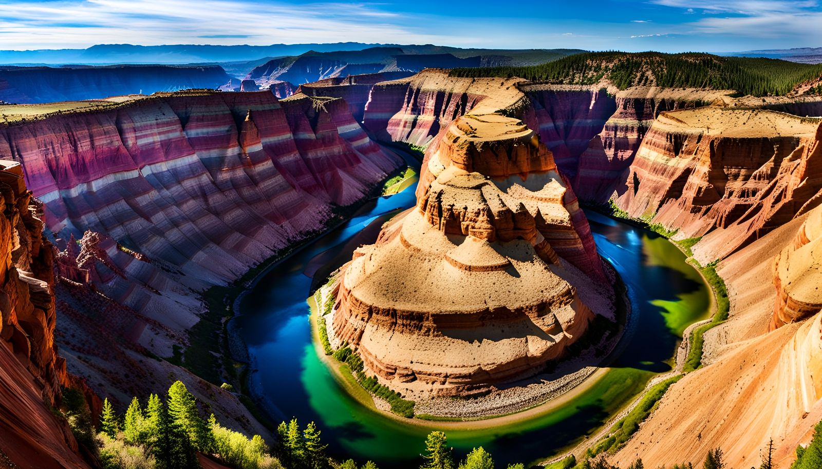 Rainbow Canyon Landscape