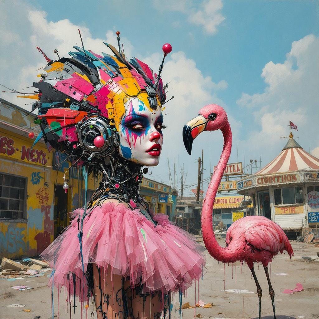 Pink Flamingo in sheperland