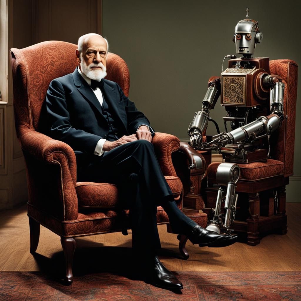 Freud and Robot Patient in English Setting