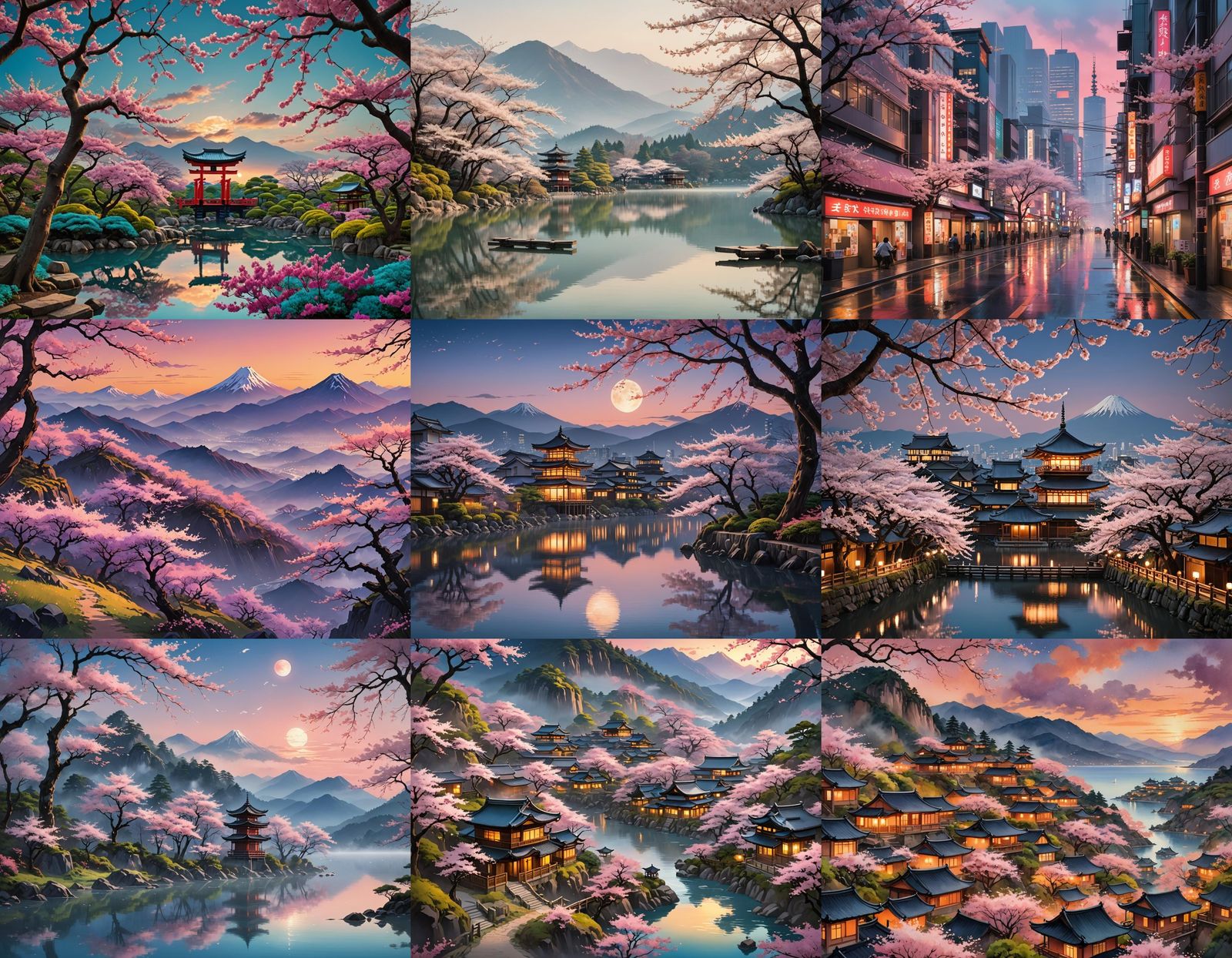 Cinematic Anime Background Art: Japanese Manga Style