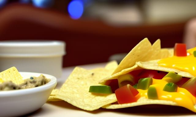 Photorealistic Nachos and Cheese in 8K Resolution