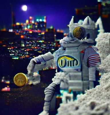 City on the moon