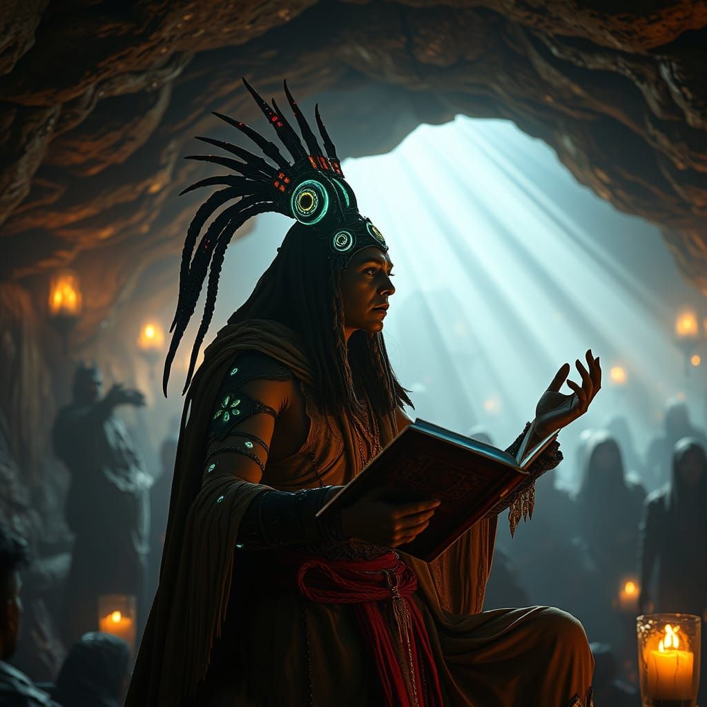 Zarethi Storyteller in Reverent Hush