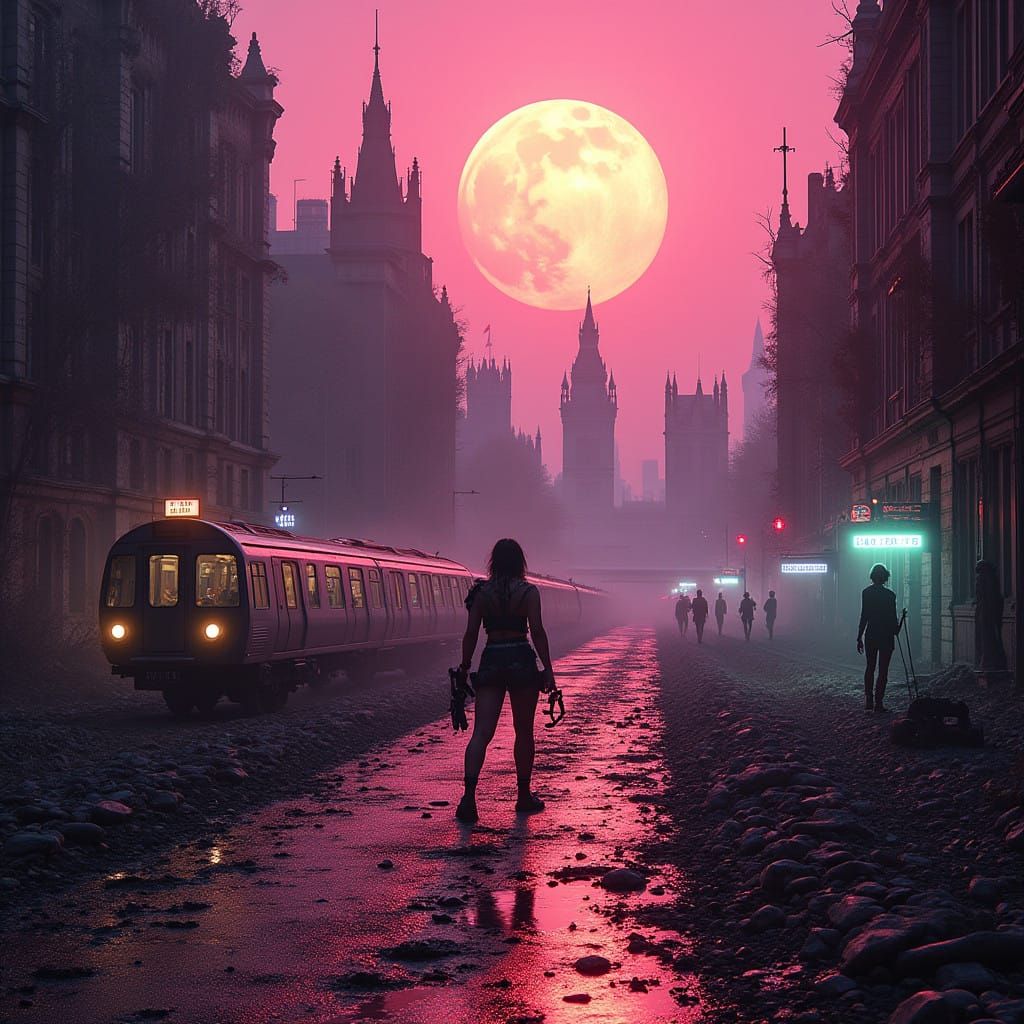 Post-Apocalyptic Disco in a Ravaged London