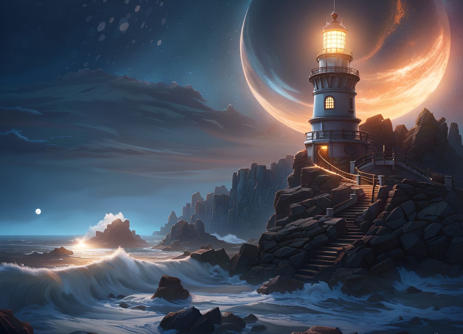 A beautiful lighthouse
