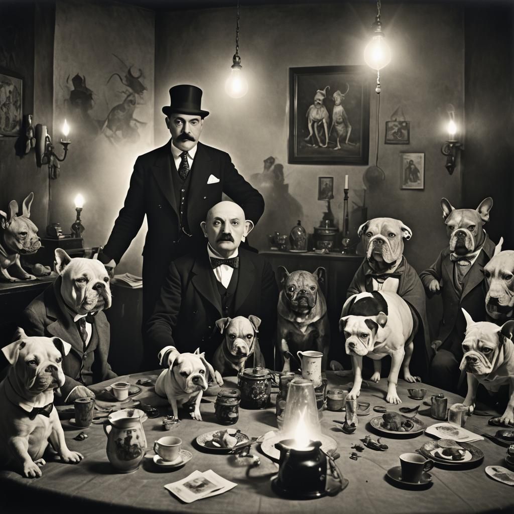 Classic Detectives in High Contrast Black and White