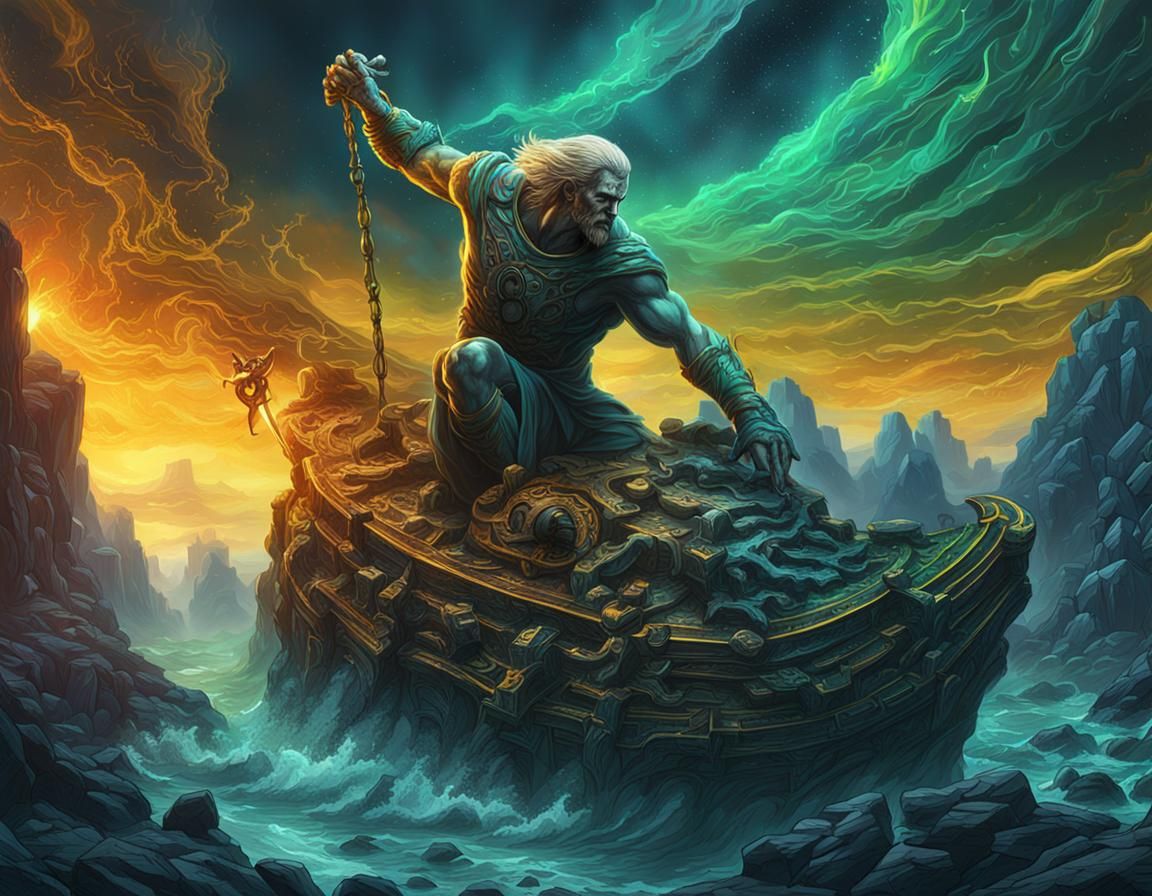 Prometheus Bound: Fantastical Concept Art in 8k