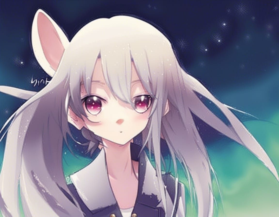 Anime Style Rabbit: Manga Key Visual