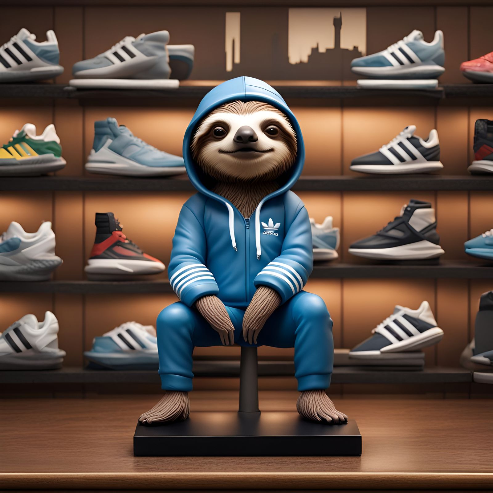 Sloth E. Slotherson, Has Been An Adidas Model And Spokesperson Since He Was A Young Sloth (Continued)