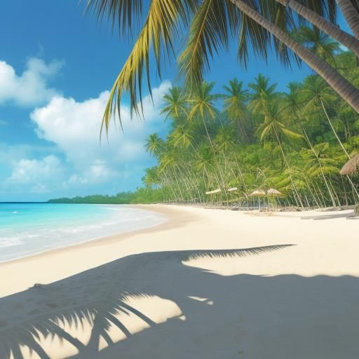 Idyllic Tropical Beach Paradise