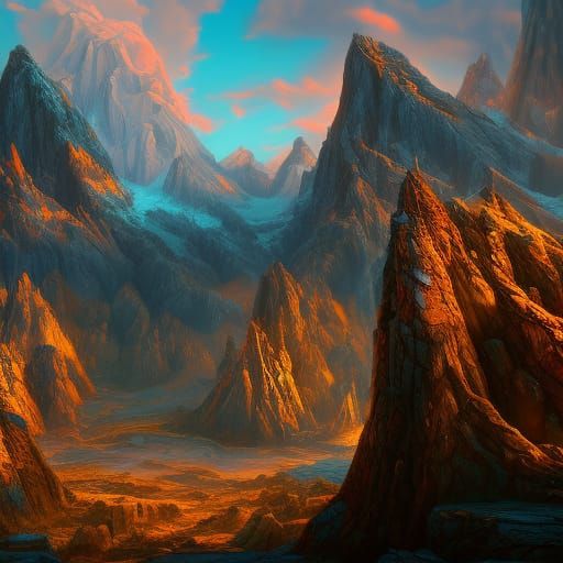 Fantastical Mount Olympus Concept Art in 8K