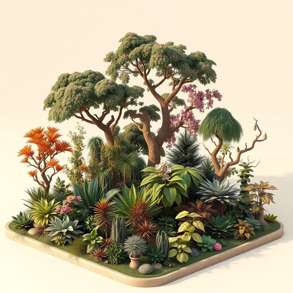 Whimsical 3D Nursery Scene in a Soft Pastel Hues