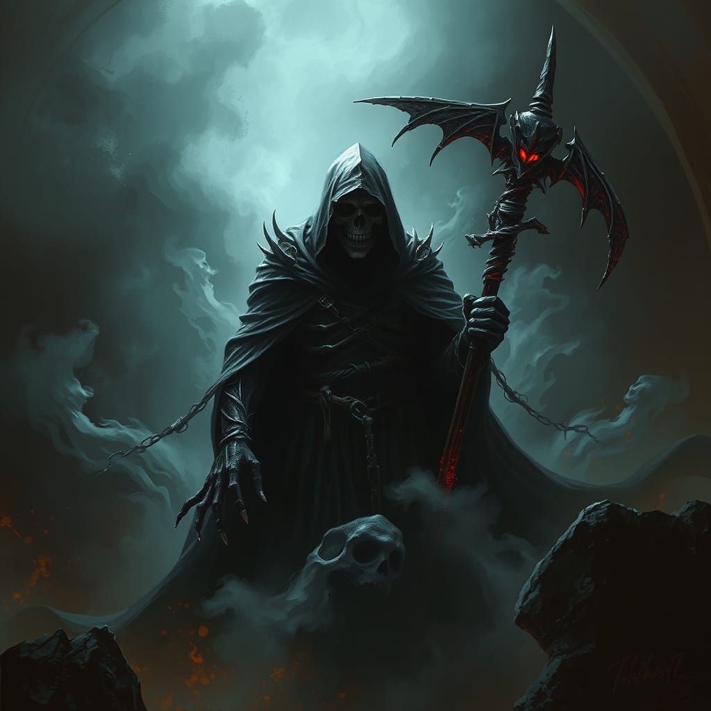 Grim Reaper NetFri in Dark Fantasy Style