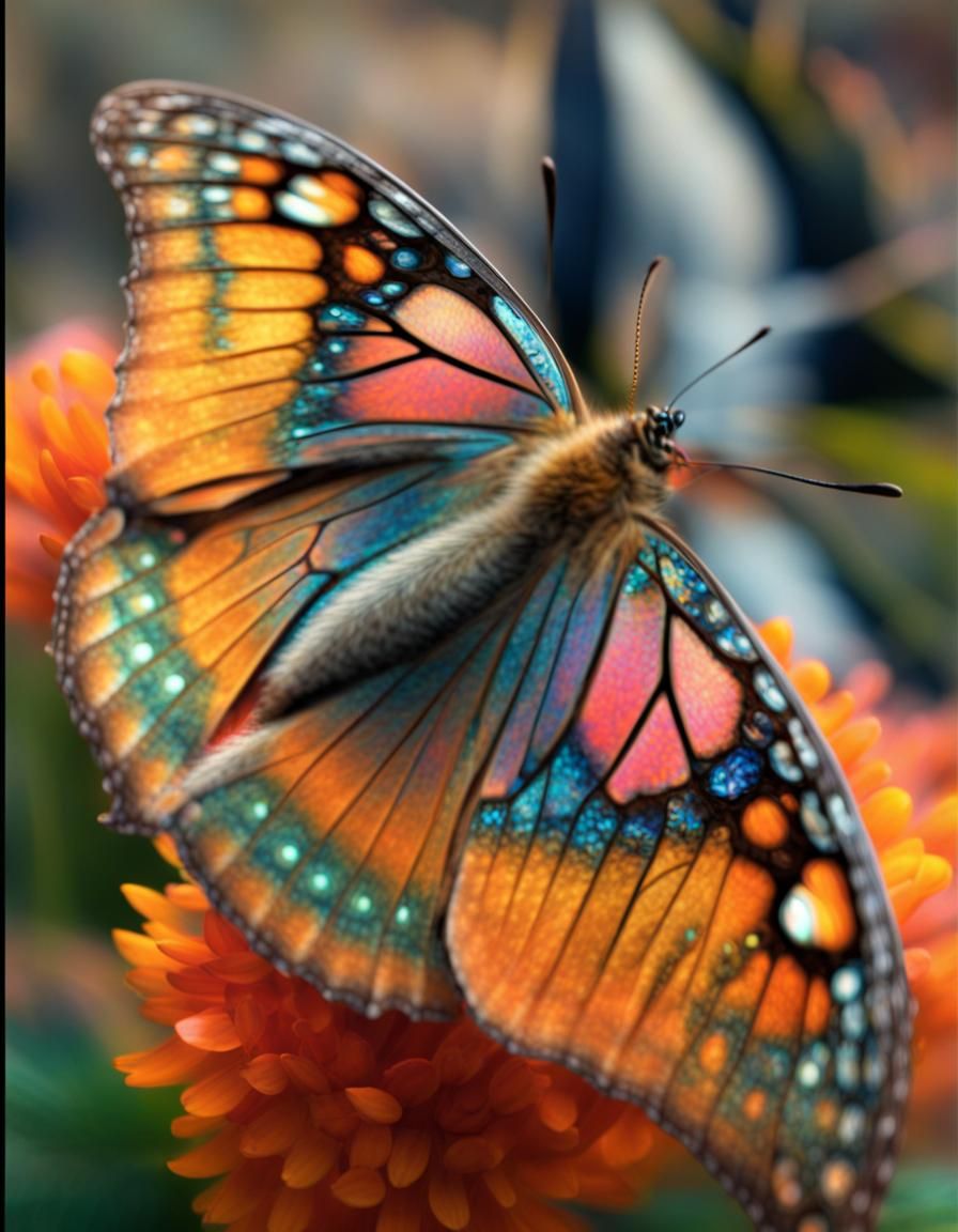 Glass Butterfly: Psychedelic Luminescence and Energy