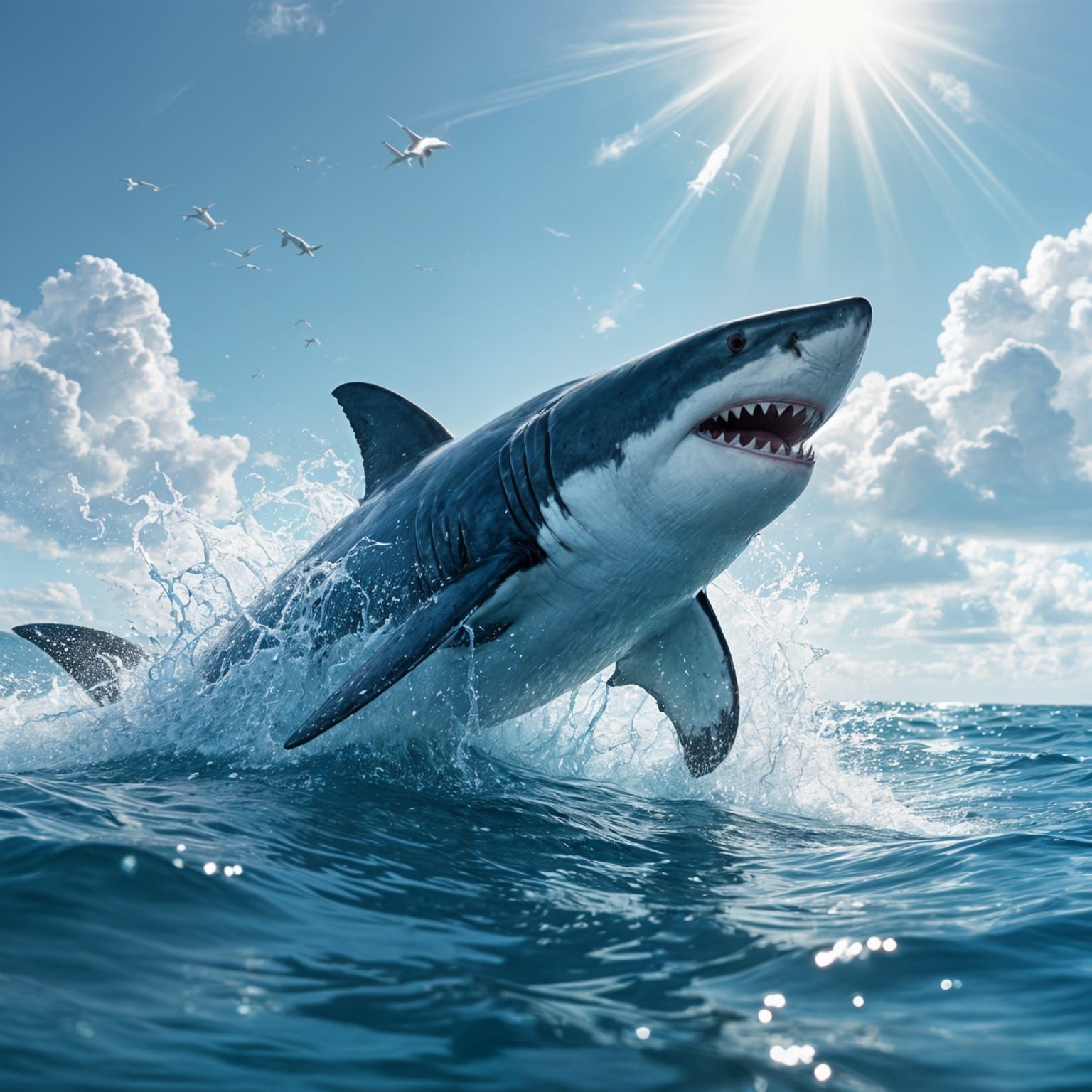 AI Generated Image of Shark Week