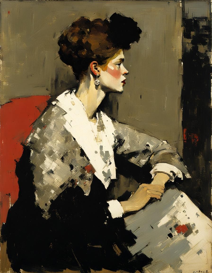 Urban Scene in the Style of Breitner