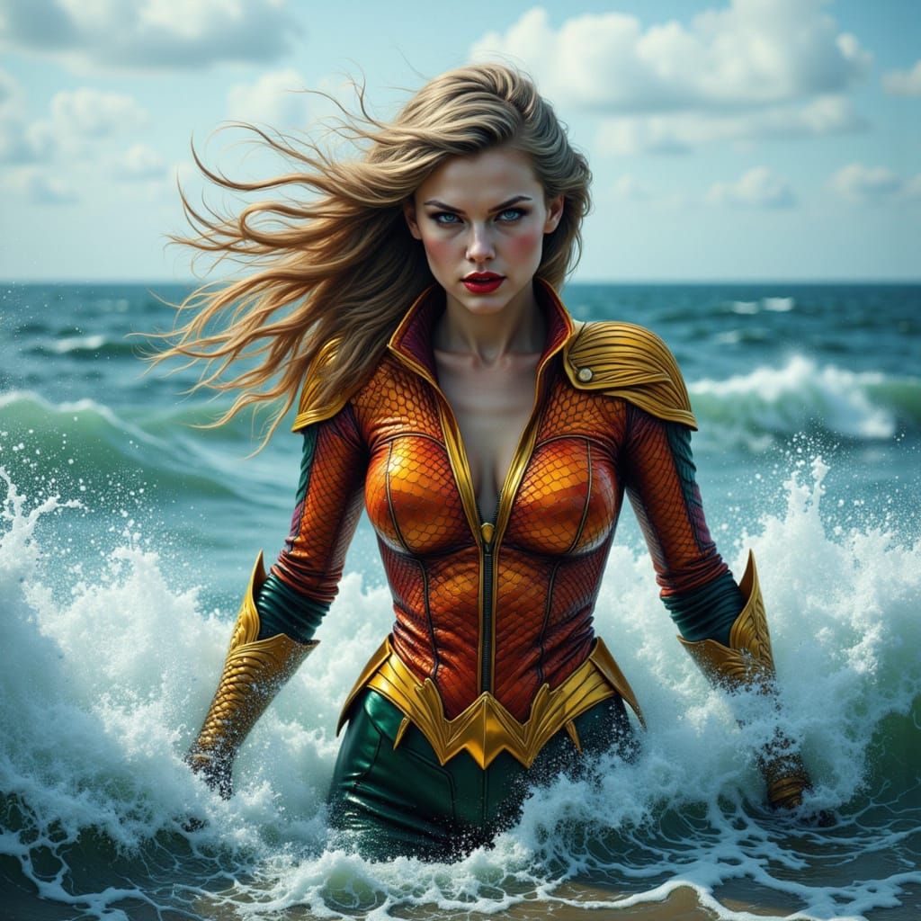 Taylor Swift as Aquababe in a Graphic Novel-Inspired Cinemat...