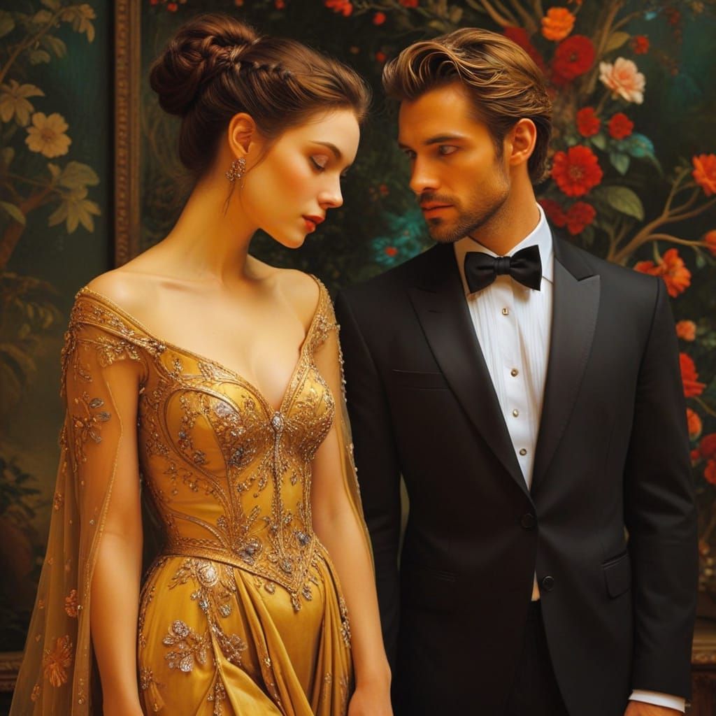 Ethereal Whimsy: Sensual Masterpiece in Dreamlike Hues