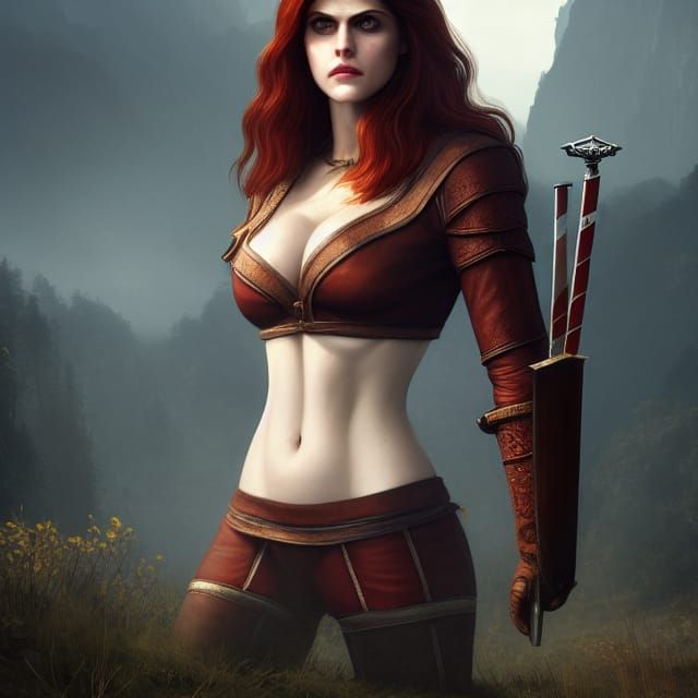 Hyperrealistic Portrait of Woman with Anime Eyes