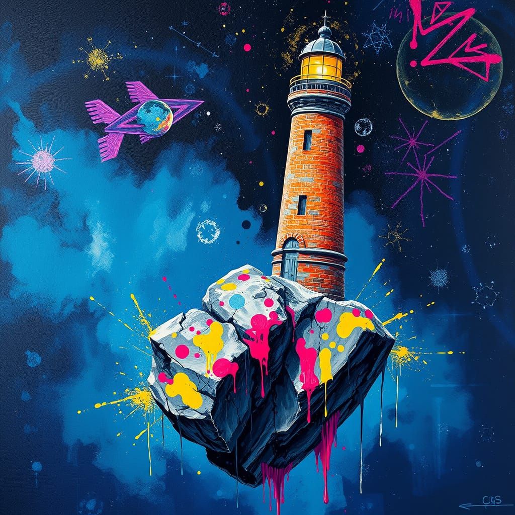 Luminous Lighthouse in Cosmic Isolation