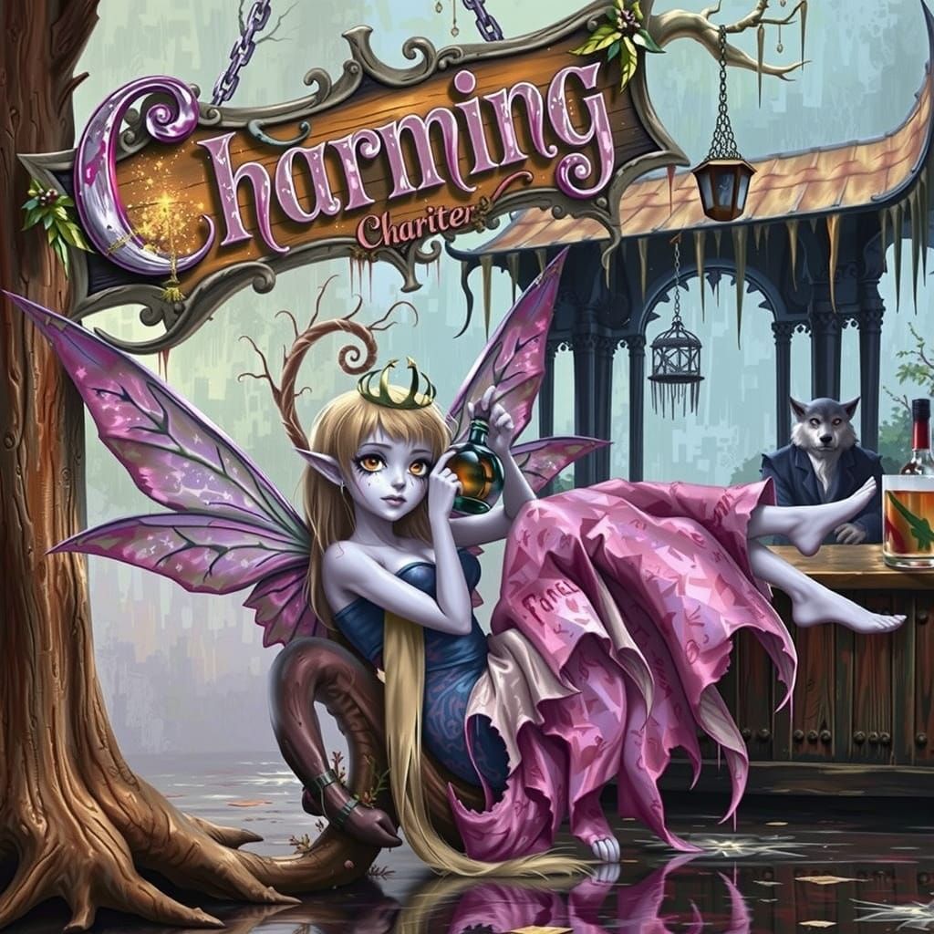 An impasto paint style painting made of thick oil paint with...