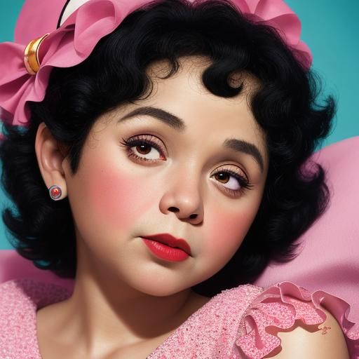 Betty Boop Sleeping: Professional Portrait