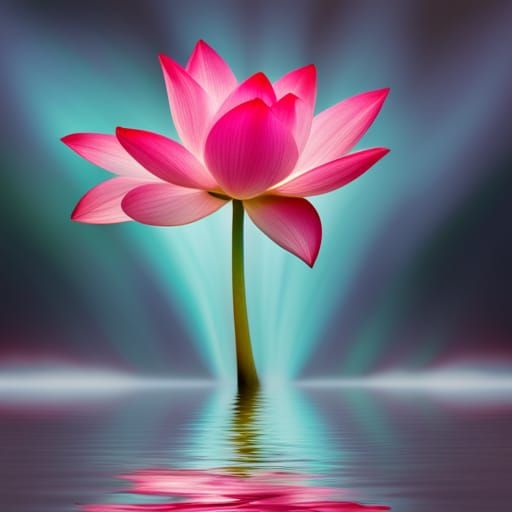 Lotus Flower AI Generated Image