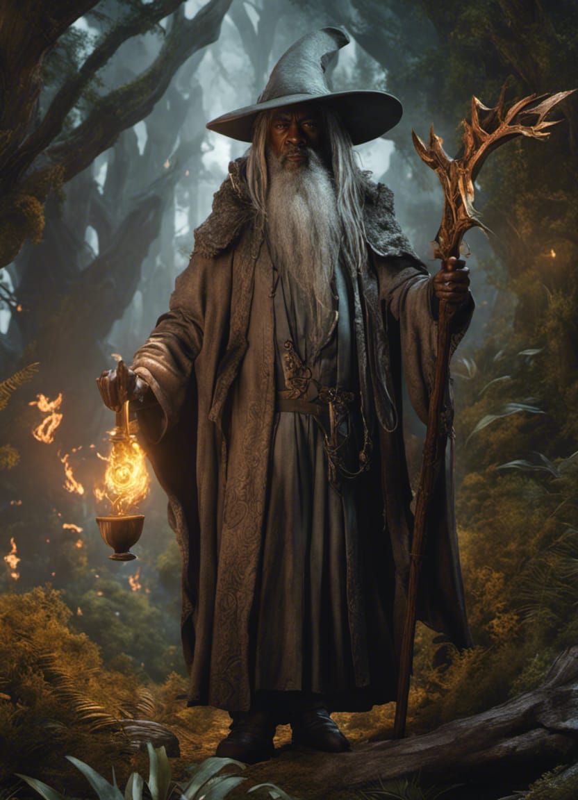 (Not quite) Idris Elba as Gandalf