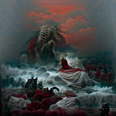 City of Gods Rises: Horror Art