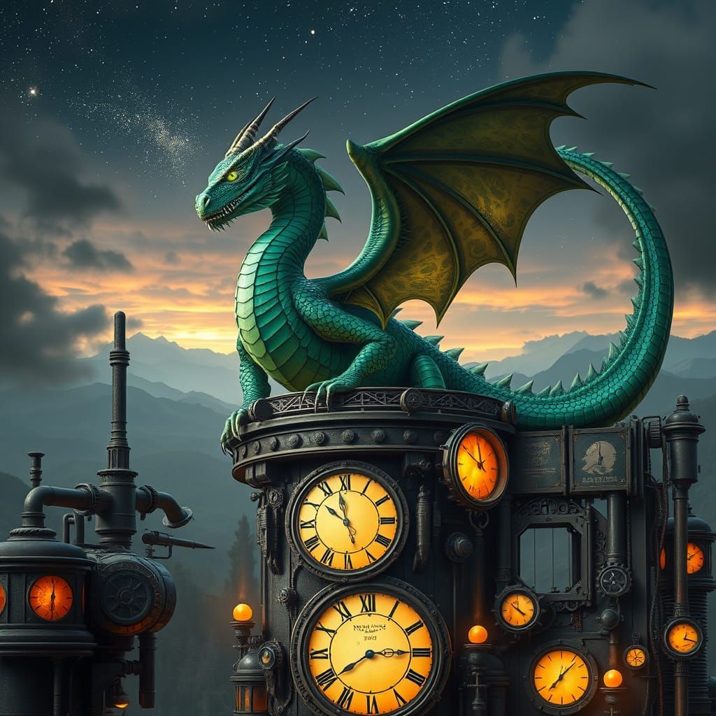 Dragon Surveys Clockwork Skies