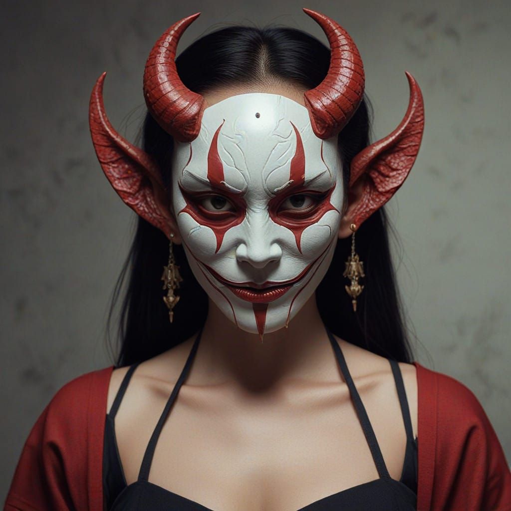 Elegant Asian Demon Twins Reveal Their Sinister Sides